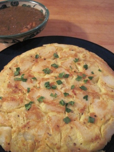 Spanish Tortilla Made with Steamed Potatoes