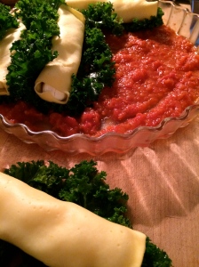 Manicotti with Kale