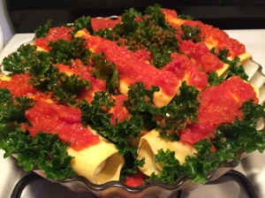 Vodka Sauce for Baked Manicotti with Kale